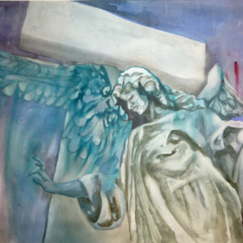 Allegheny Cemetery Angel by Phiris Sickels