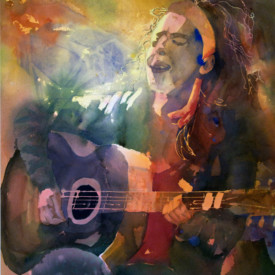 Central Park Singer by Phiris Sickels