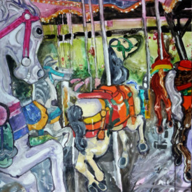 Kennywood Carousel by Phiris Sickels